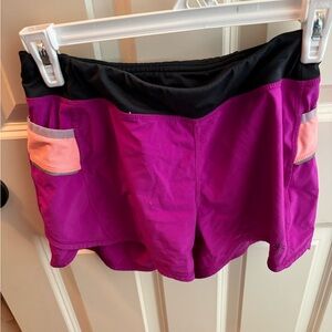 pink athleta shorts